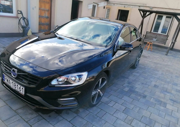 Volvo S60 cena 67000 przebieg: 86500, rok produkcji 2017 z Wągrowiec małe 56